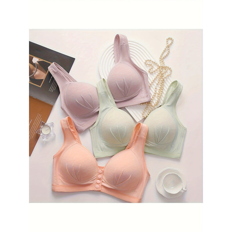 Seamless Wireless Push-Up Bra